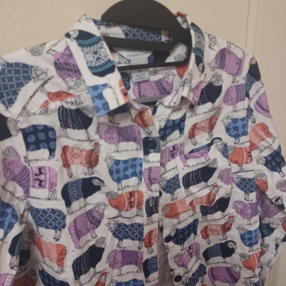 Sleepsense Sheep Portuguese Flannel Pajamas Sz XS - Picture 2 of 4